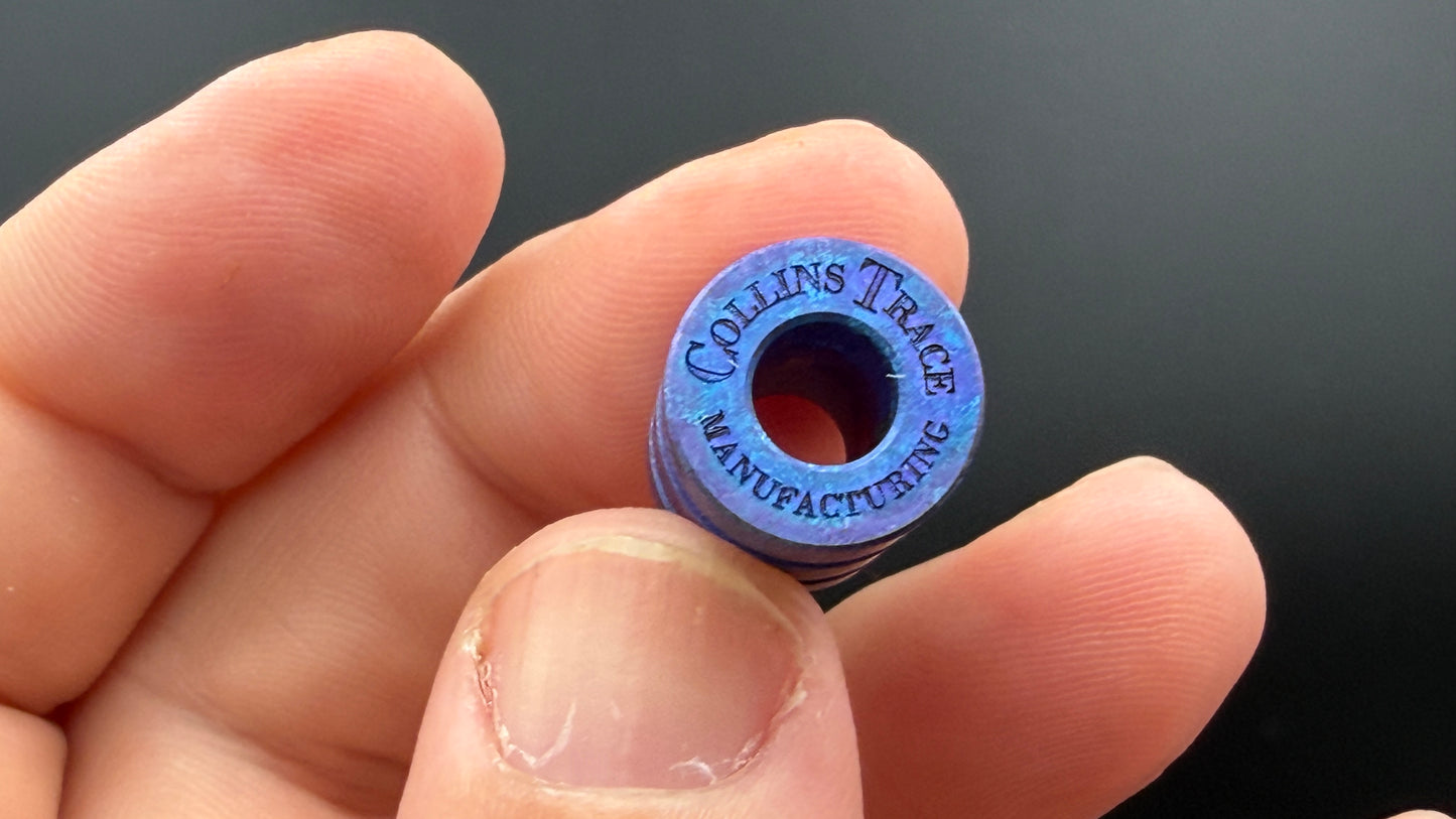 Blurple Crystal Titanium The Middle Bead