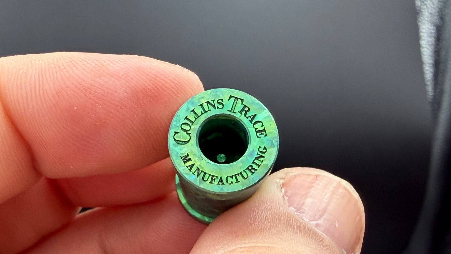 Large Crystal Green Crystal Titanium XL The End Bead