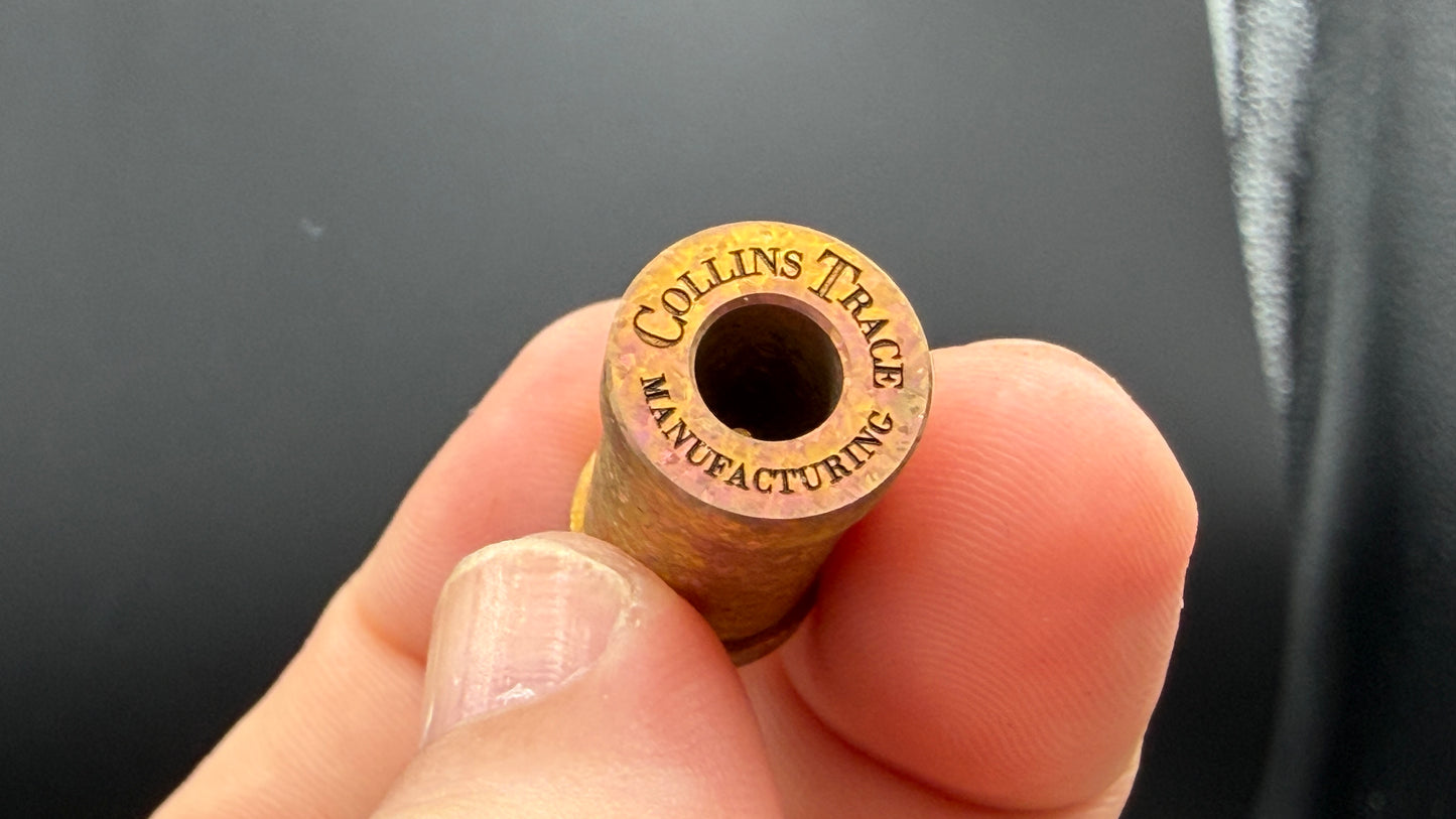 Orange to Rose Gold Crystal Titanium XL The End Bead