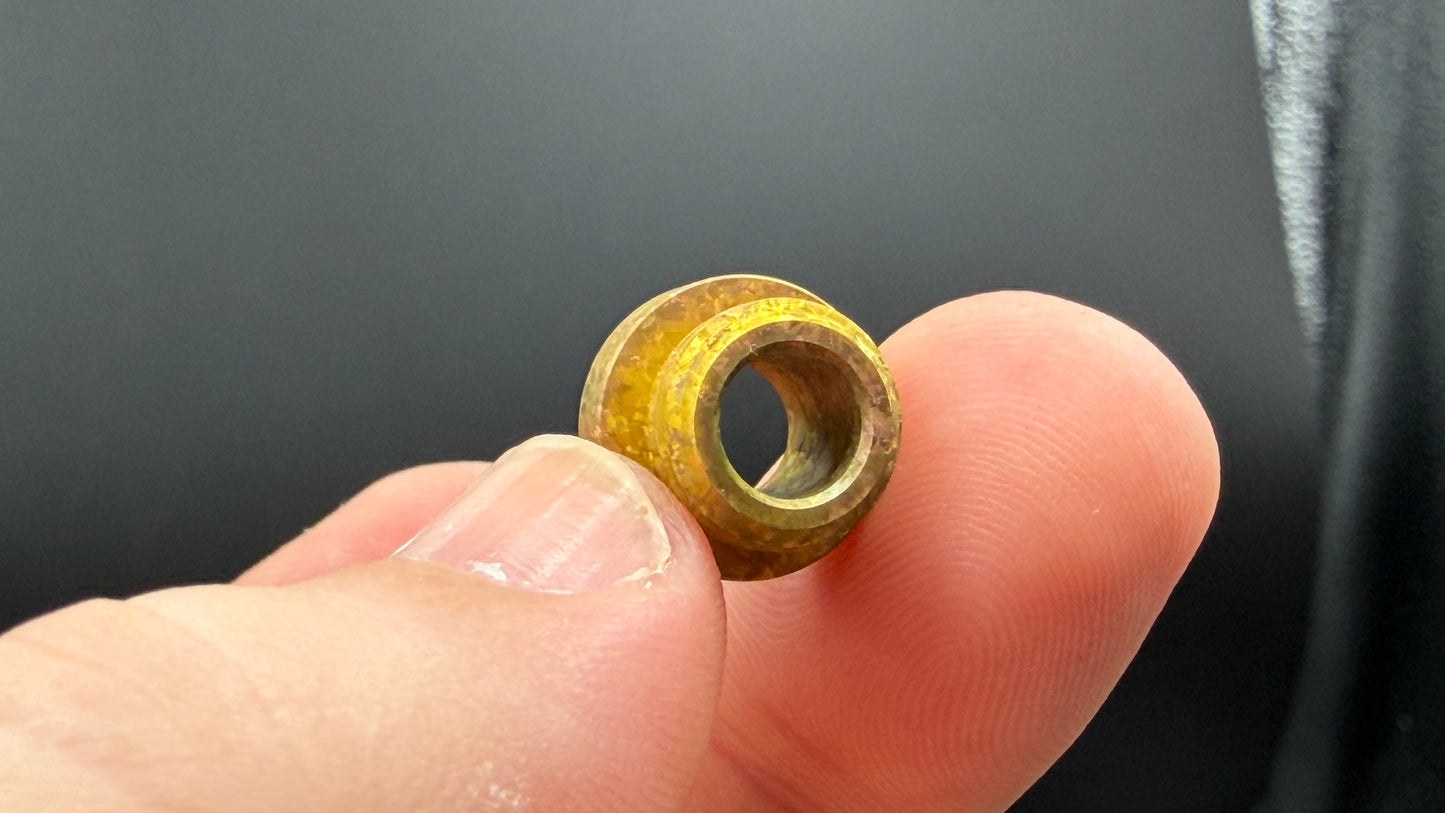Orange to Rose Gold Chrystal Titanium The Thru Plug