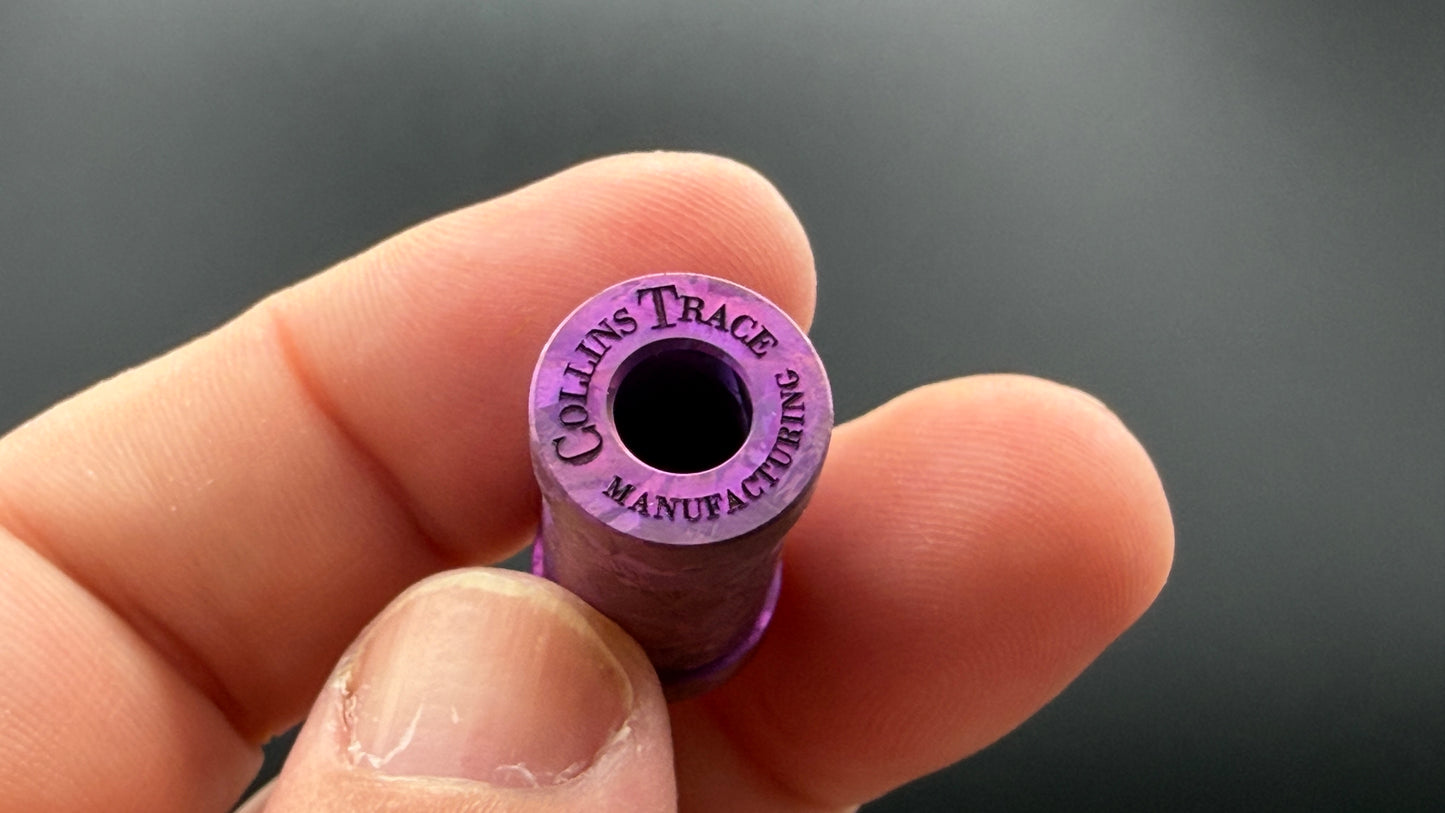 Large Crystal Pink Crystal Titanium XL The End Bead
