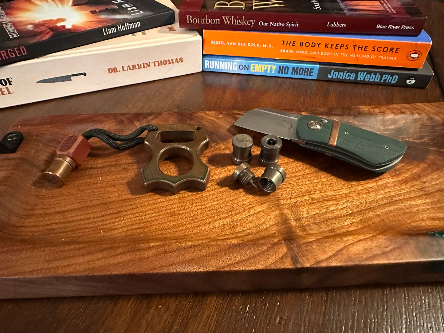 Antique Brass with Knurling
