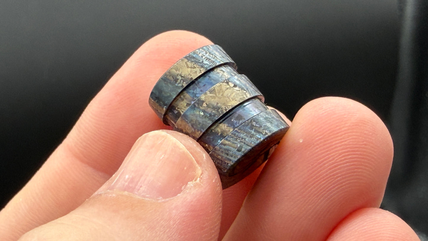 Heat Treated ZircuTi two line The End Bead