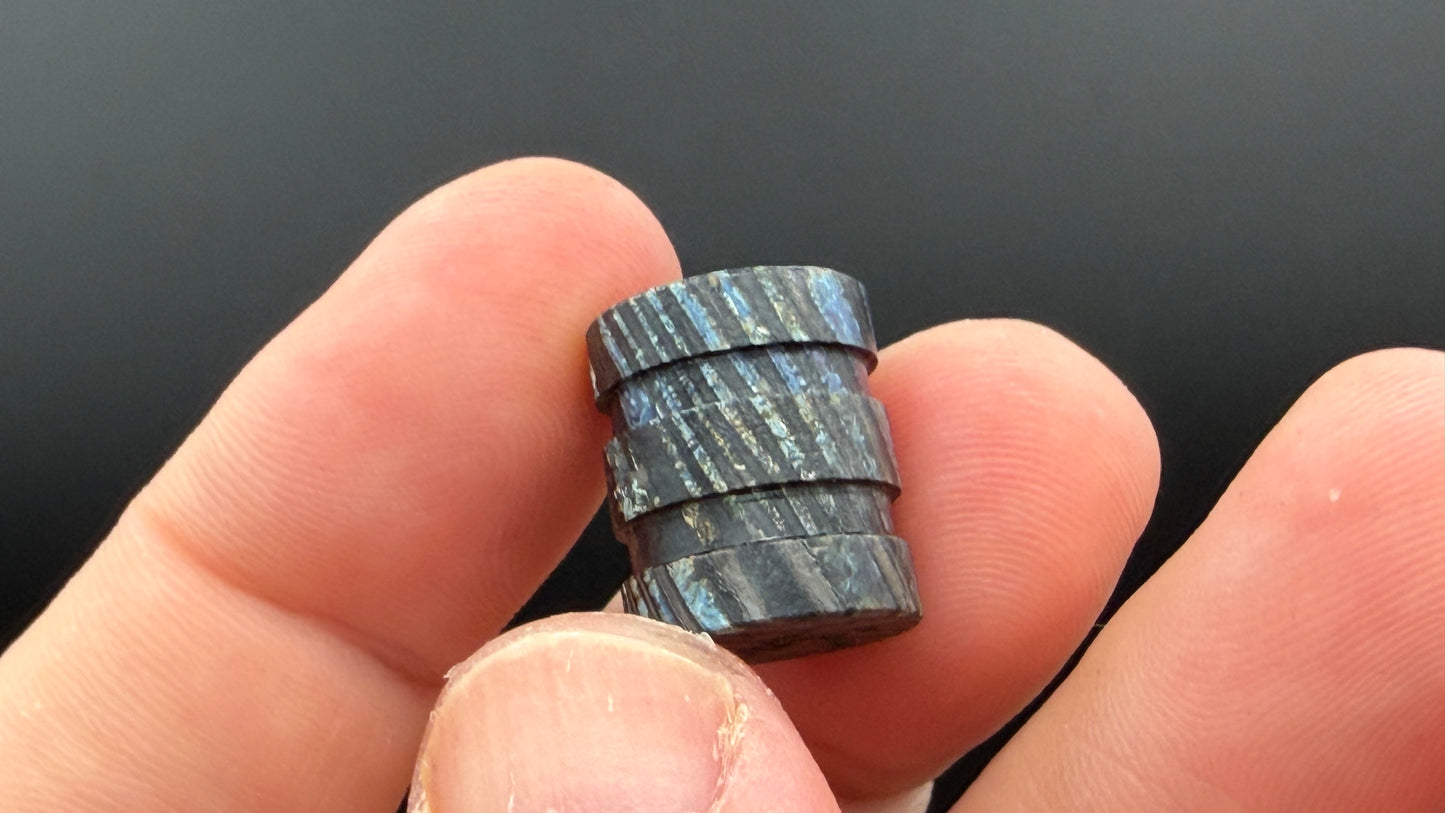 Heat Treated ZircuTi two line The End Bead 2