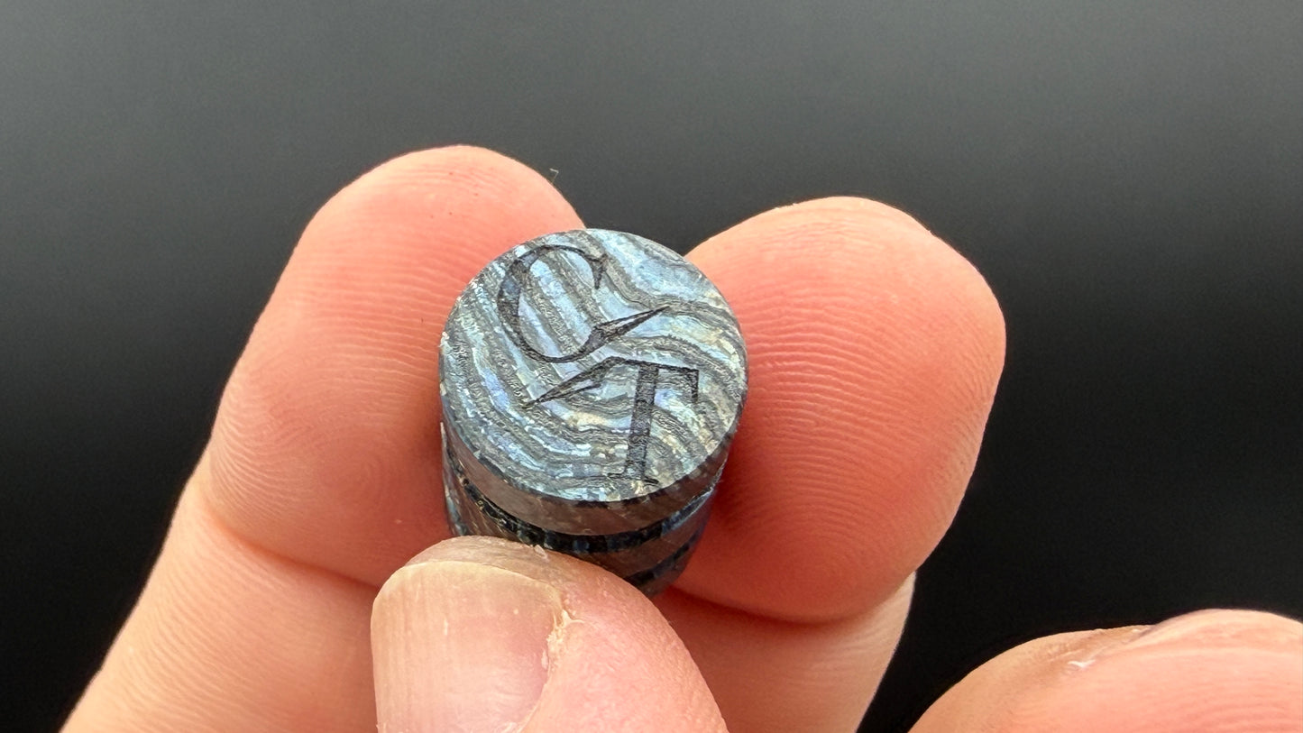Heat Treated ZircuTi two line The End Bead 2