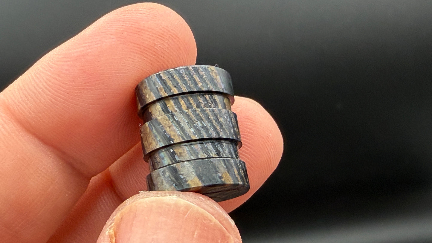 Heat Treated ZircuTi two line The End Bead 3