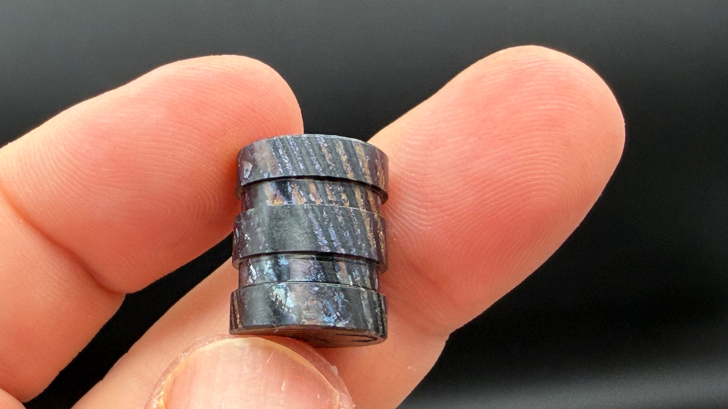Heat Treated ZircuTi two line The End Bead 3