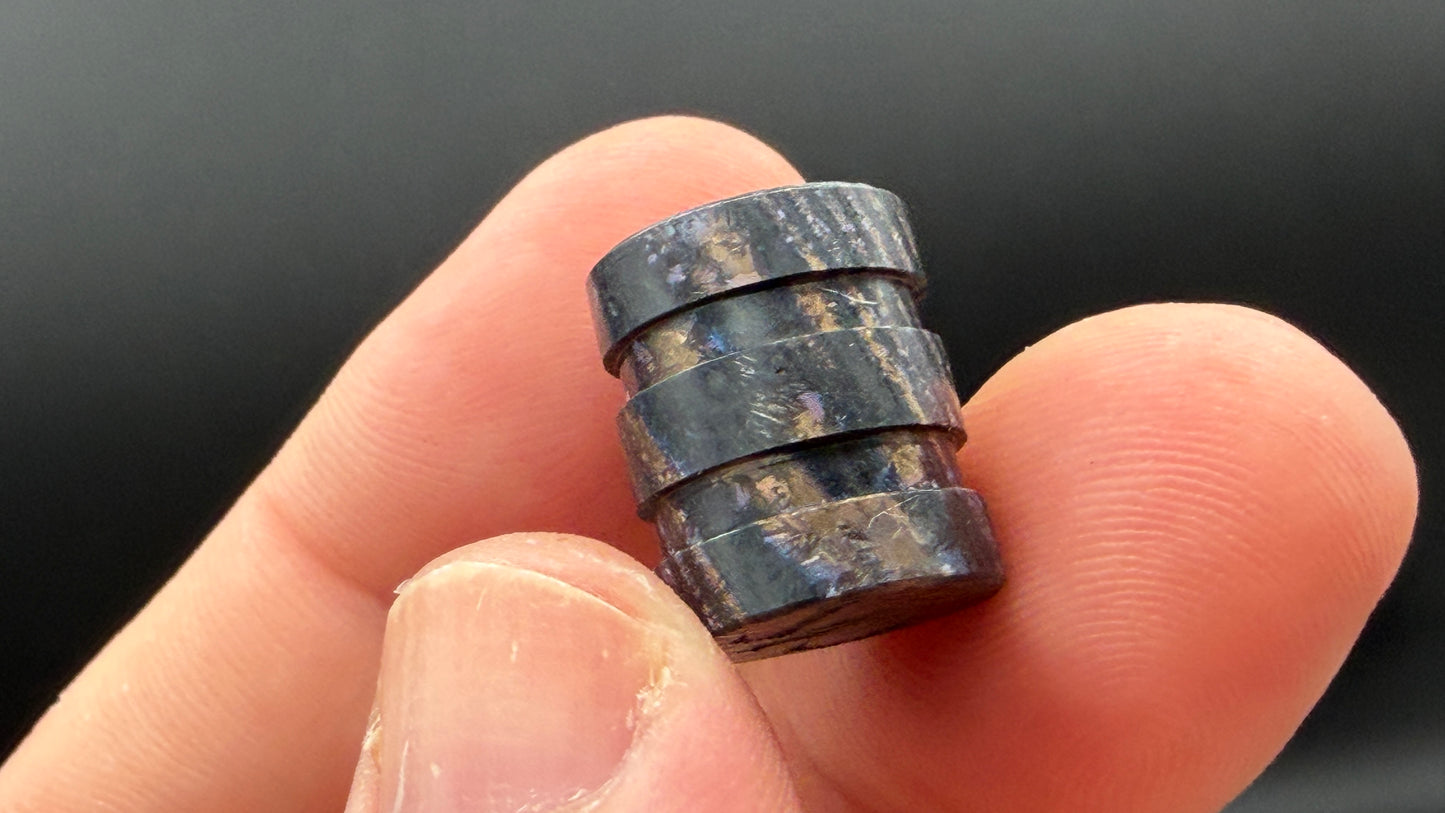 Heat Treated ZircuTi two line The End Bead 4