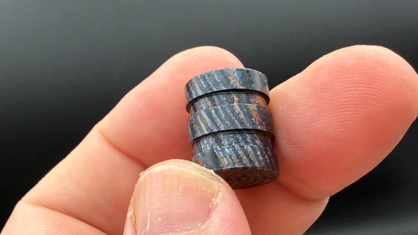 Heat Treated ZircuTi two line The End Bead 4