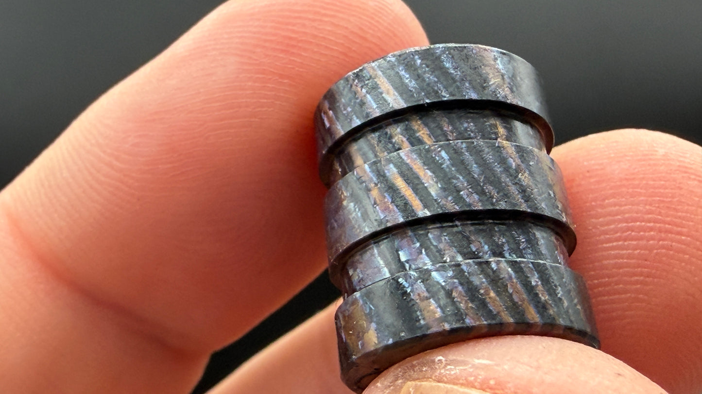 Heat Treated ZircuTi two line The End Bead 4