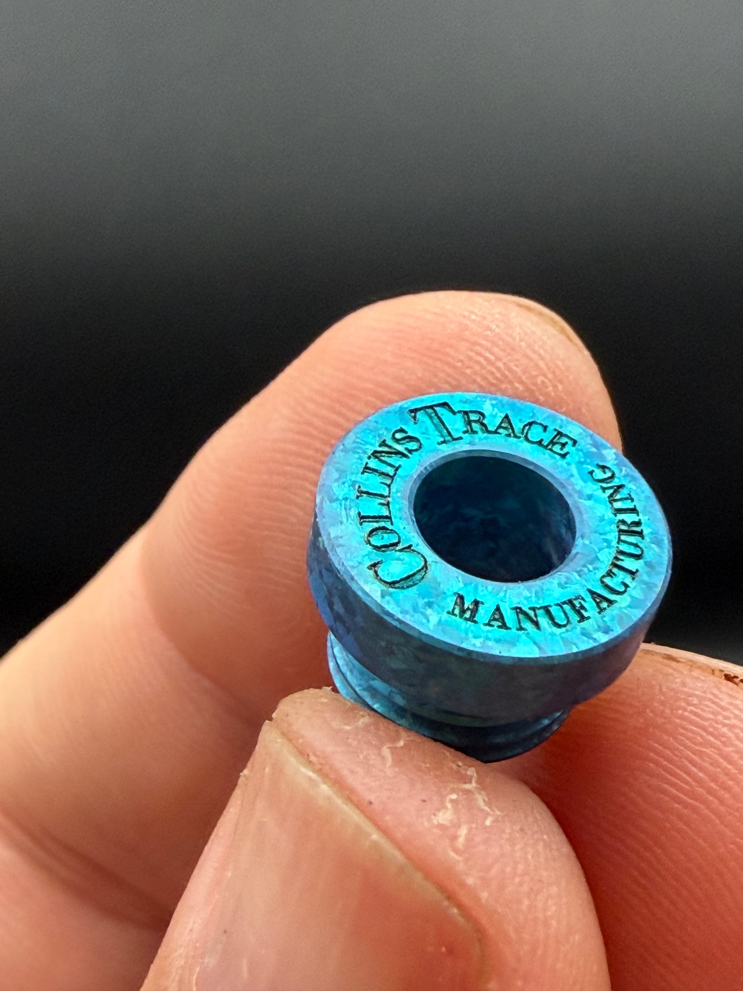 Ice Blue Chrystal Titanium The Thru Plug