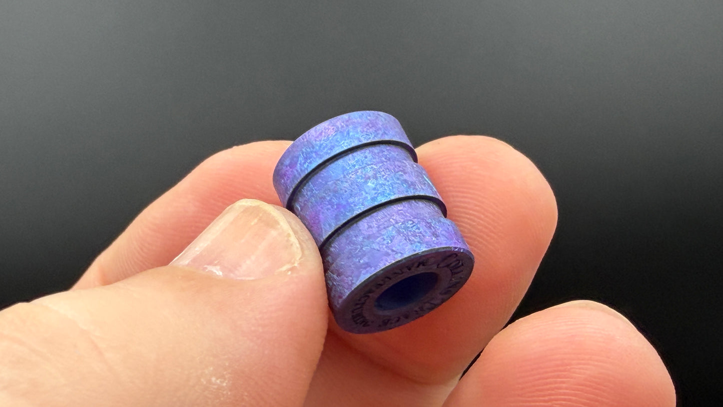 Blurple Crystal Titanium The Middle Bead