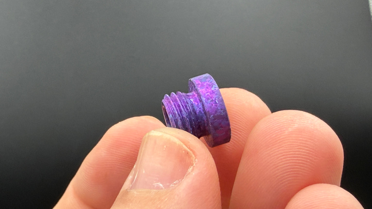 Blurple Chrystal Titanium The Thru Plug