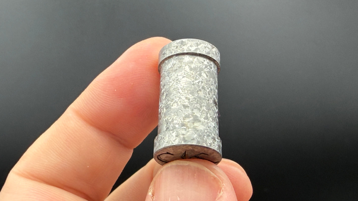 Natural Crystal Titanium XL The End Bead