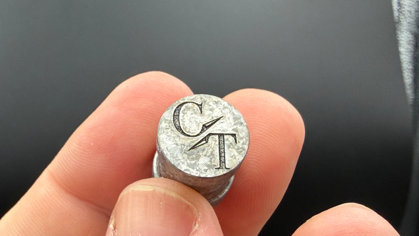 Natural Crystal Titanium spool The End Bead