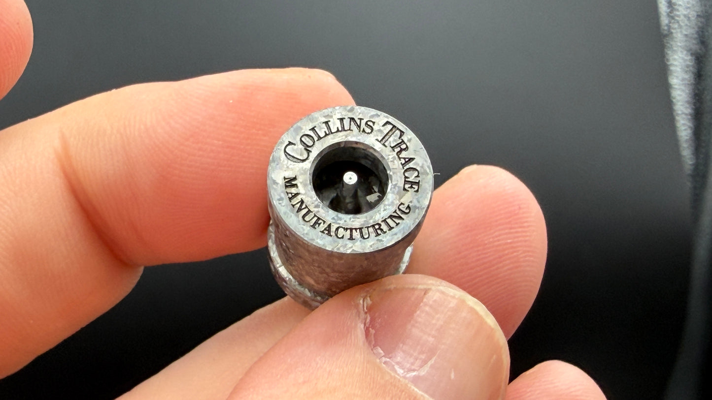 Natural Crystal Titanium spool The End Bead