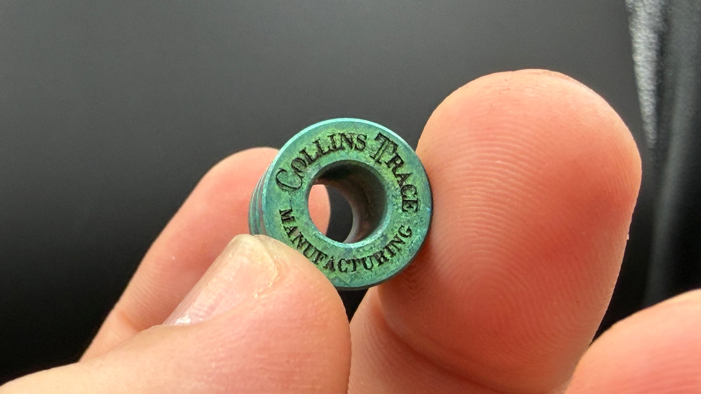 Green Crystal Titanium The Middle Bead