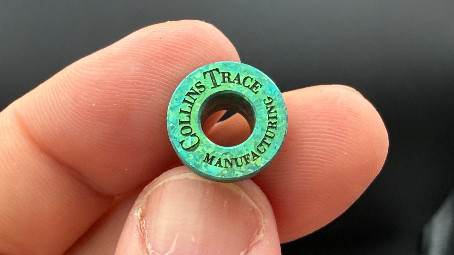 Green Crystal Titanium The Middle Bead