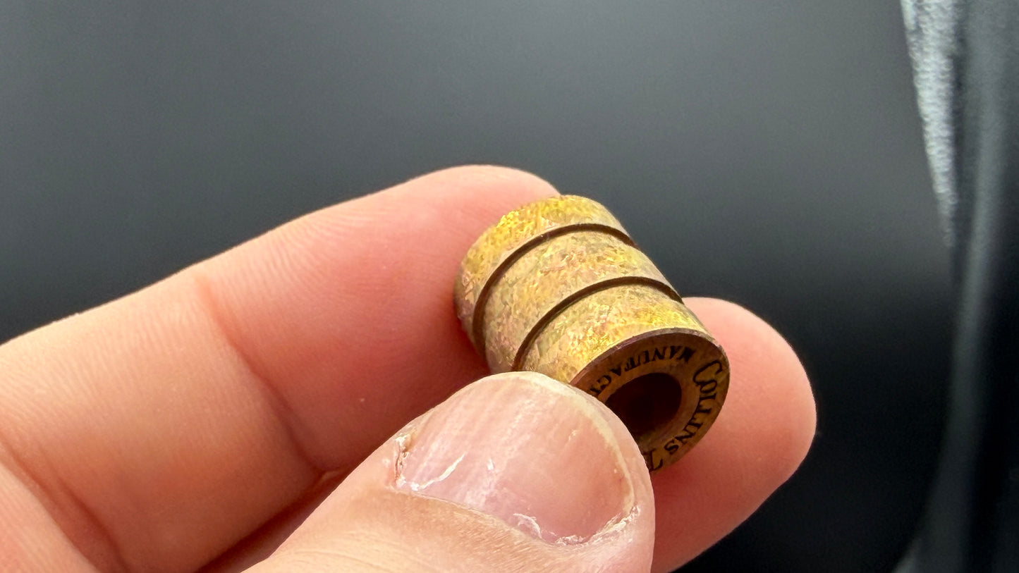 Orange to Rose Gold Crystal Titanium The Middle Bead