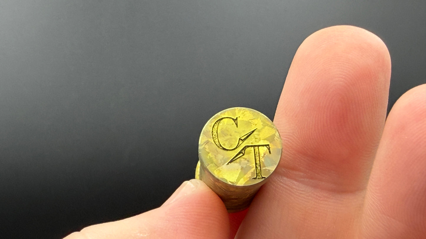 Large Crystal Gold Crystal Titanium XL The End Bead