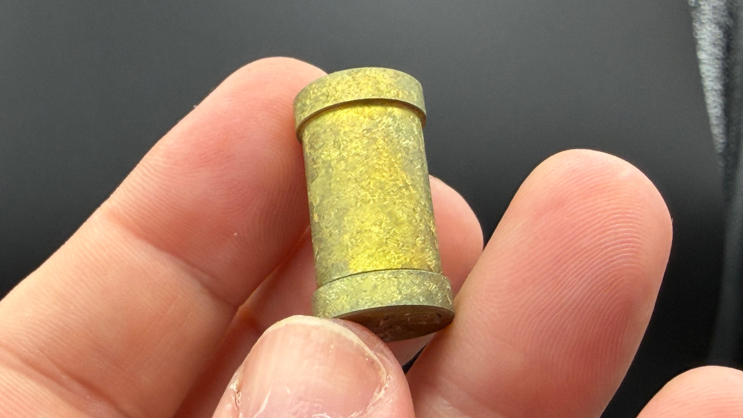 Gold Crystal Titanium XL The End Bead