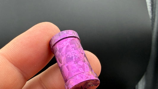 Large Crystal Pink Crystal Titanium XL The End Bead