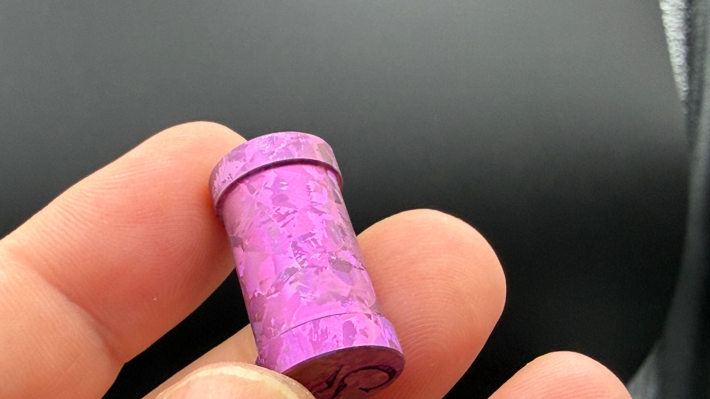 Large Crystal Pink Crystal Titanium XL The End Bead