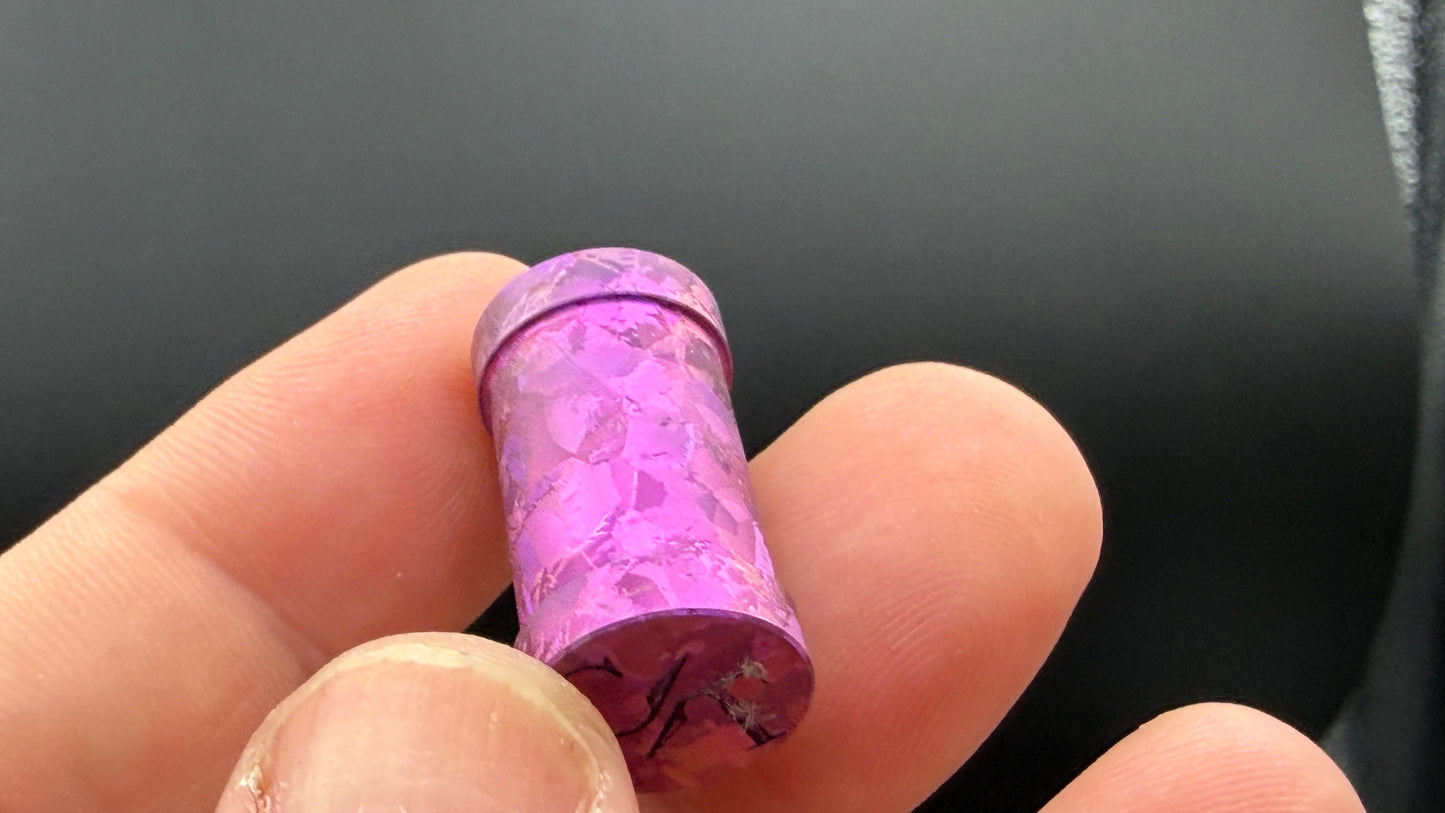 Large Crystal Pink Crystal Titanium XL The End Bead