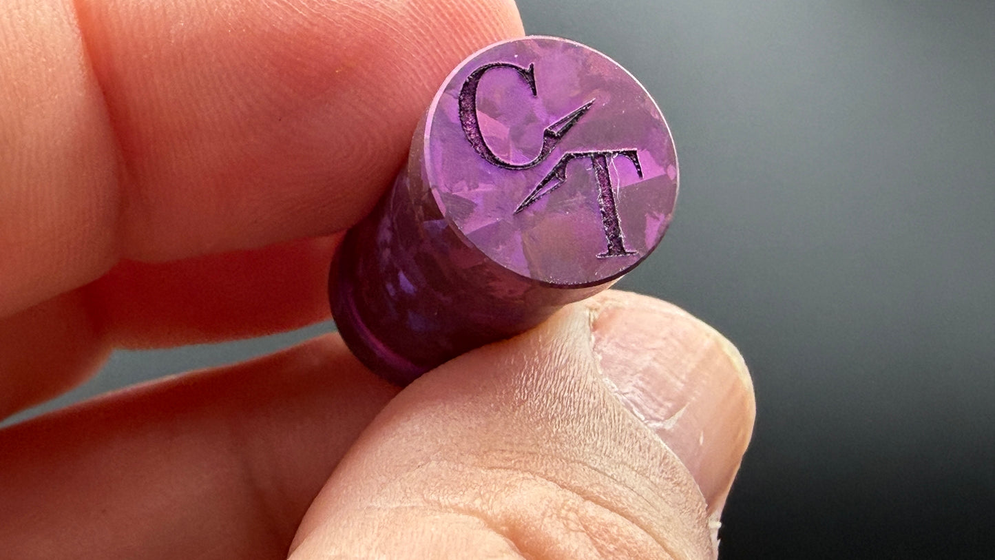 Large Crystal Pink Crystal Titanium XL The End Bead