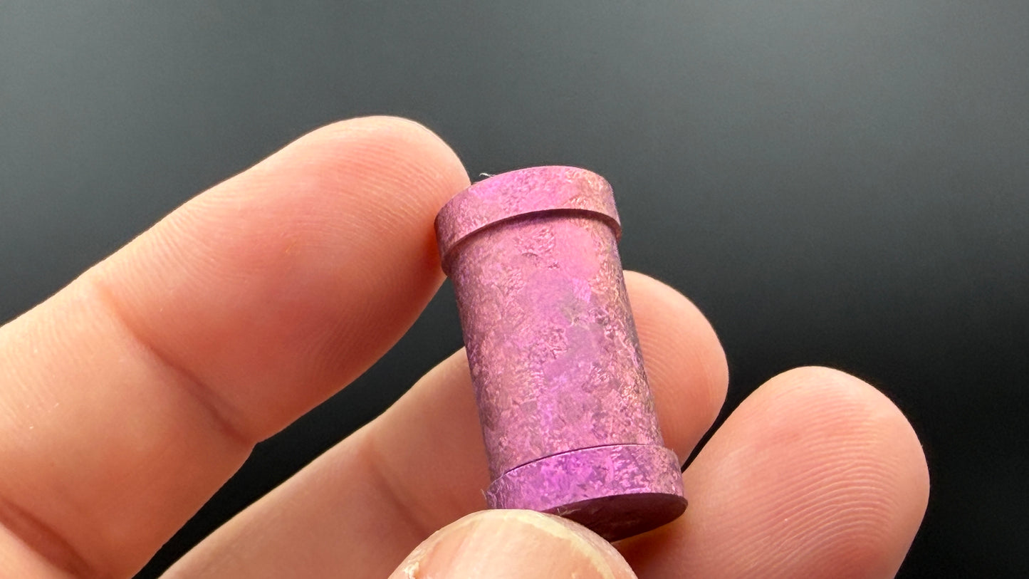 Pink Crystal Titanium XL The End Bead