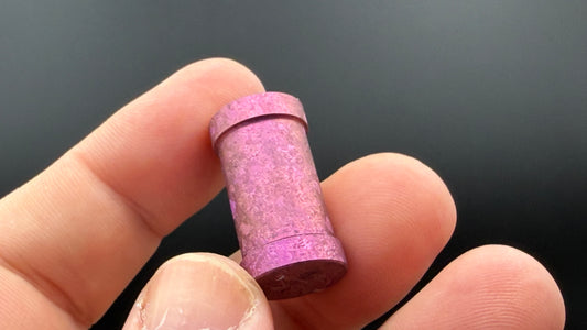 Pink Crystal Titanium XL The End Bead