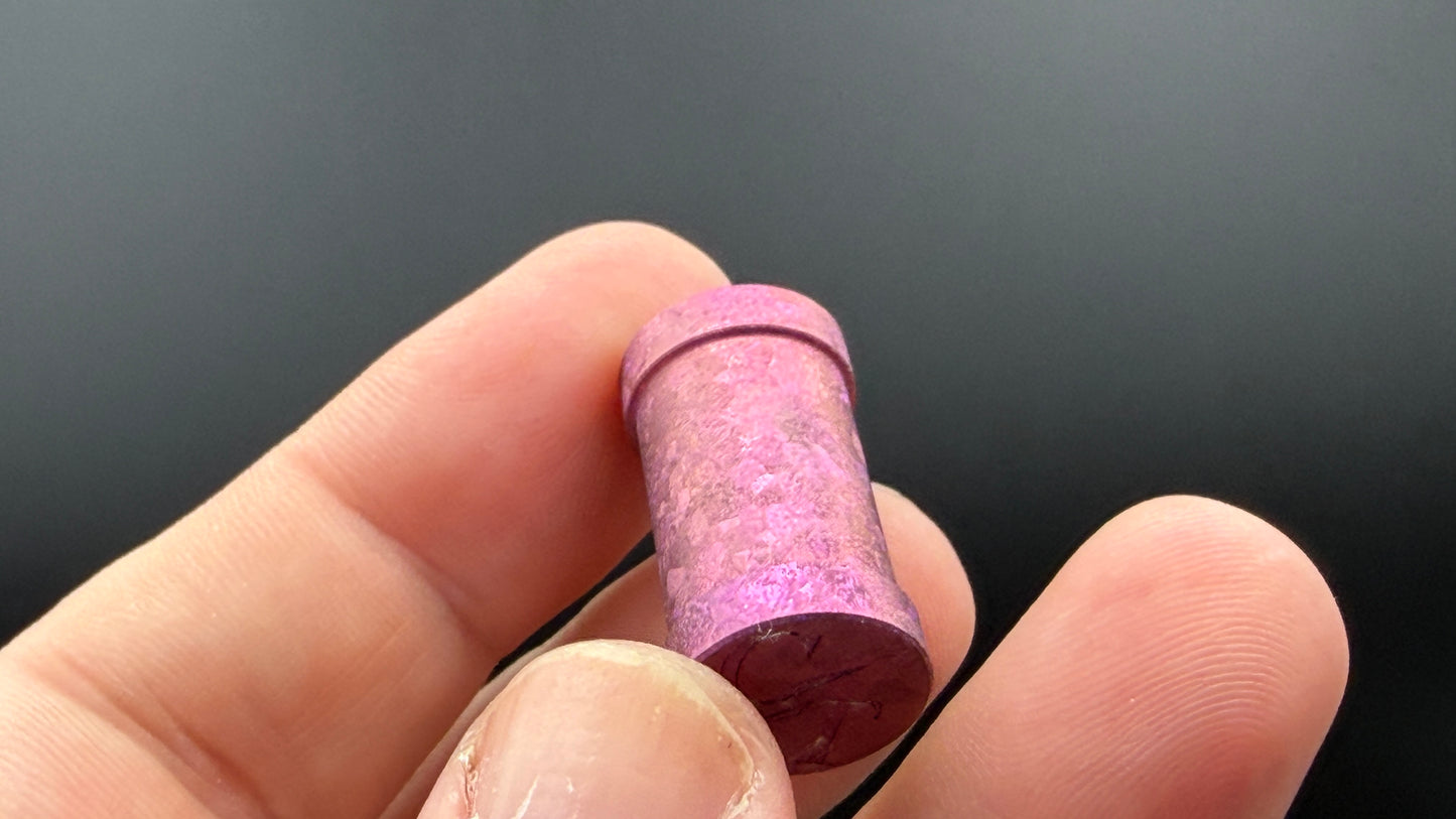 Pink Crystal Titanium XL The End Bead