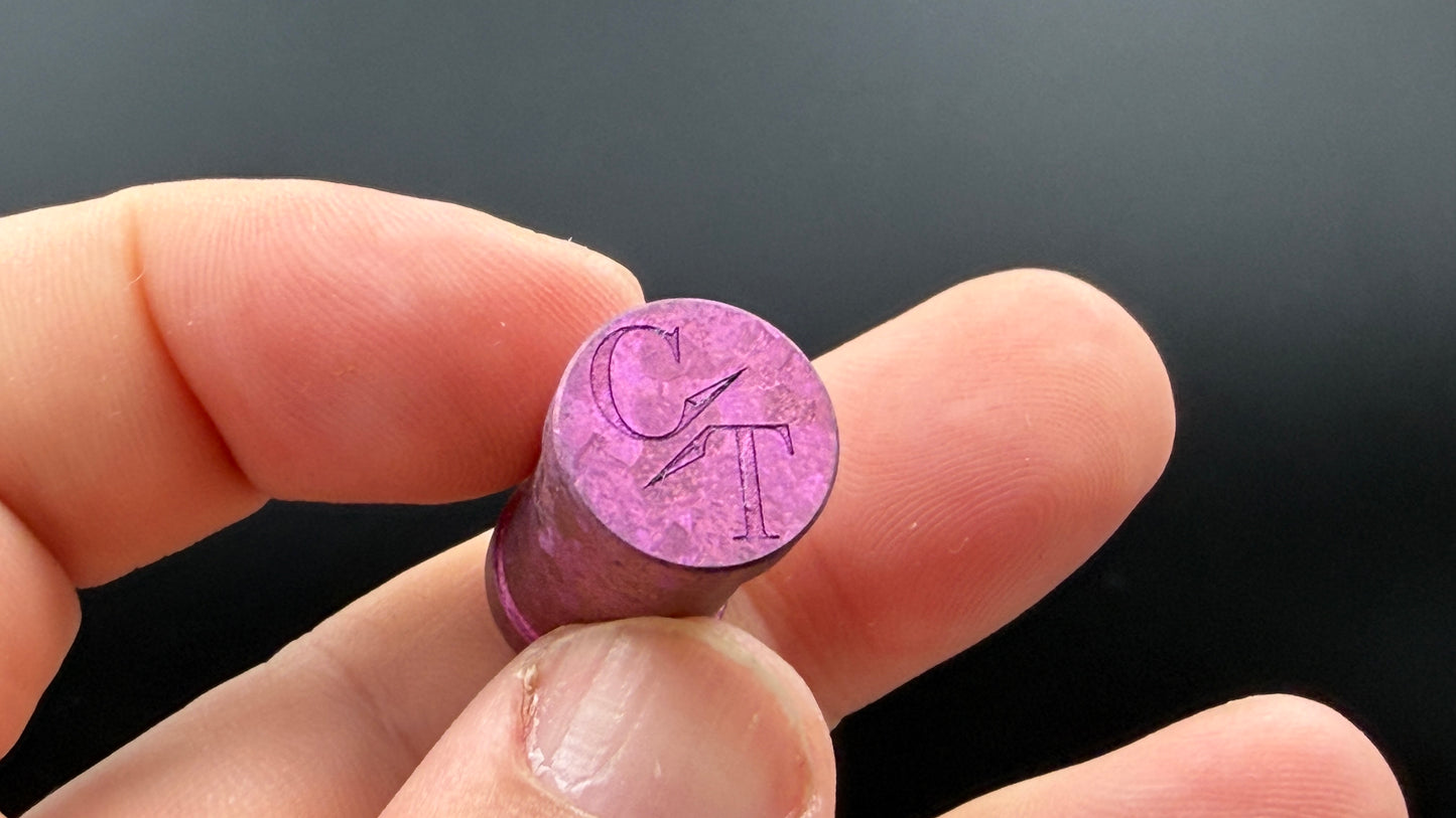 Pink Crystal Titanium XL The End Bead