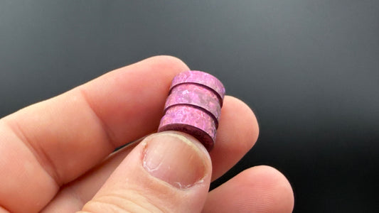 Pink Crystal Titanium The Middle Bead