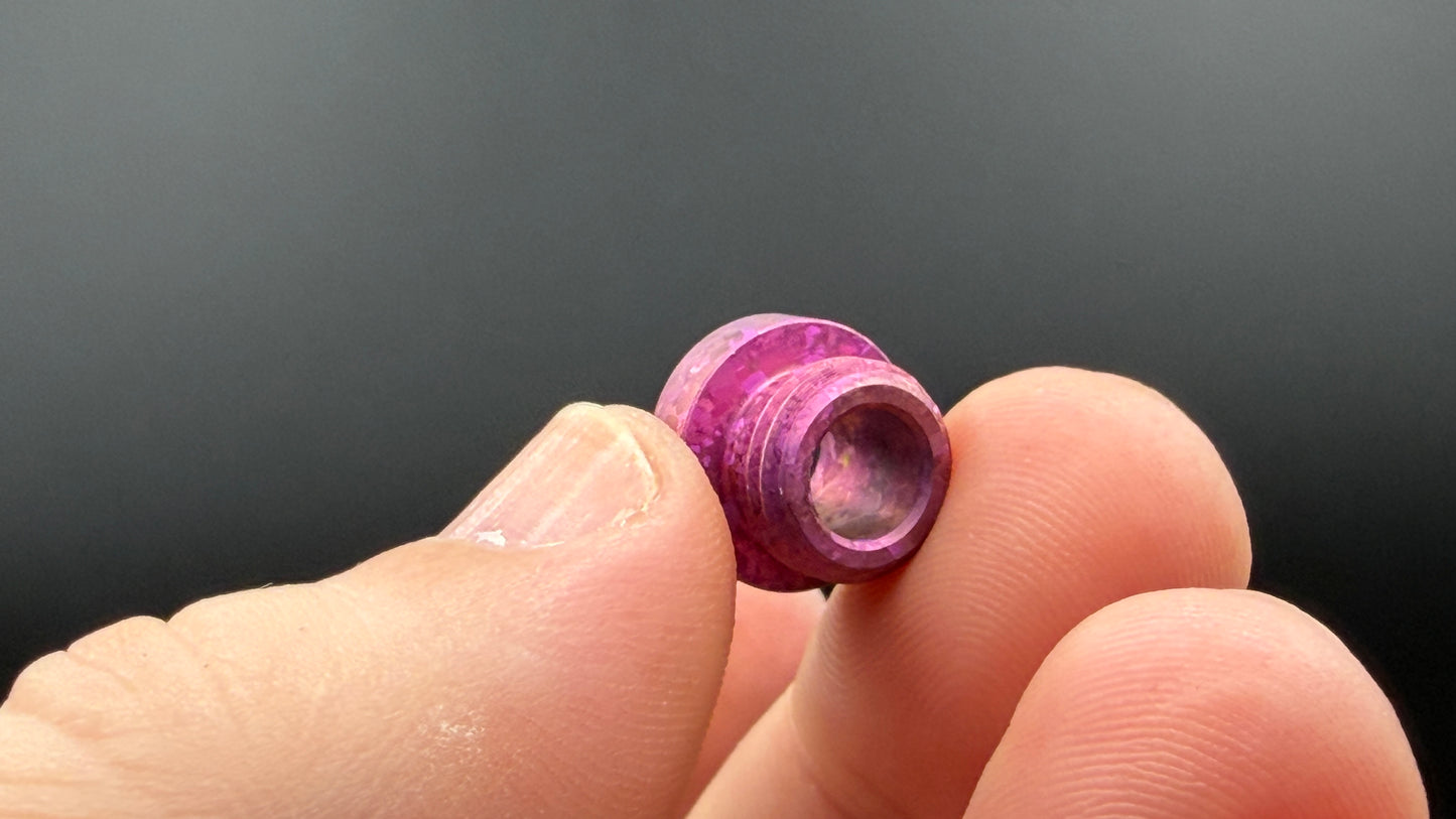 Pink Chrystal Titanium The Thru Plug (Copy)