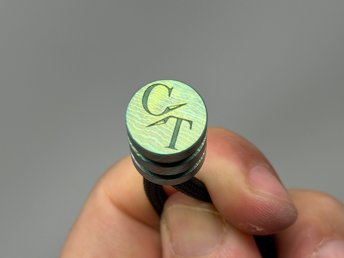 Green Timascus The End Bead