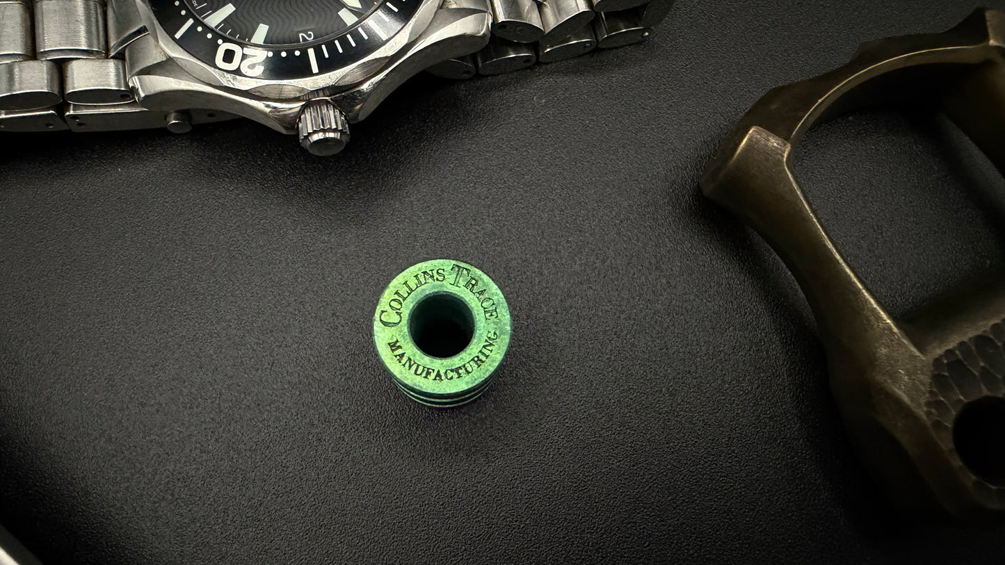 Green Crystal Titanium The Middle Bead