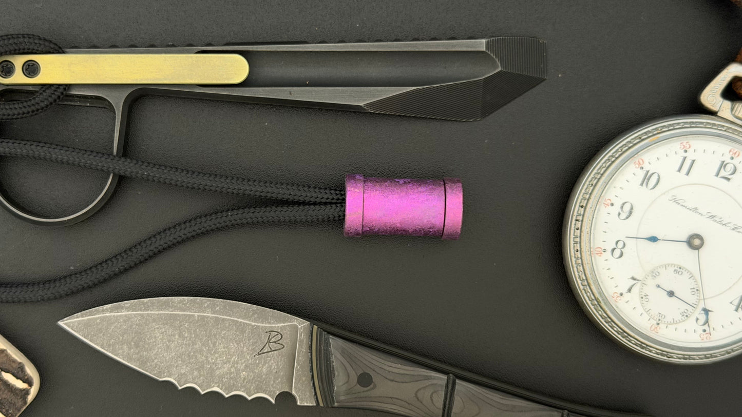 Pink Crystal Titanium XL The End Bead