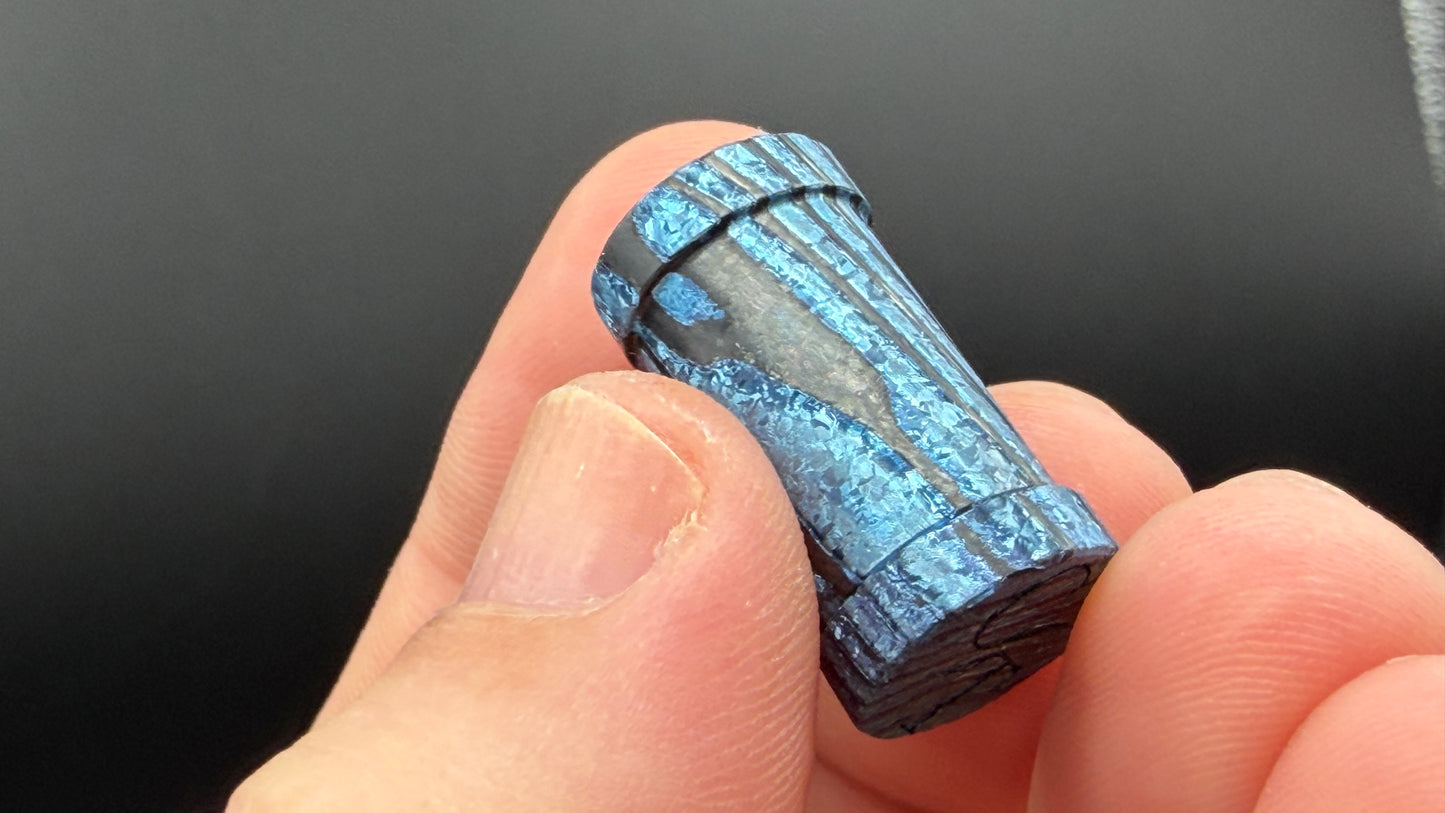 Ice Blue Zircuti XL The End Bead
