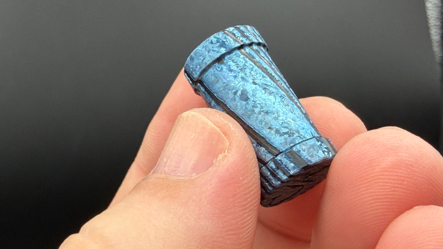 Ice Blue Zircuti XL The End Bead