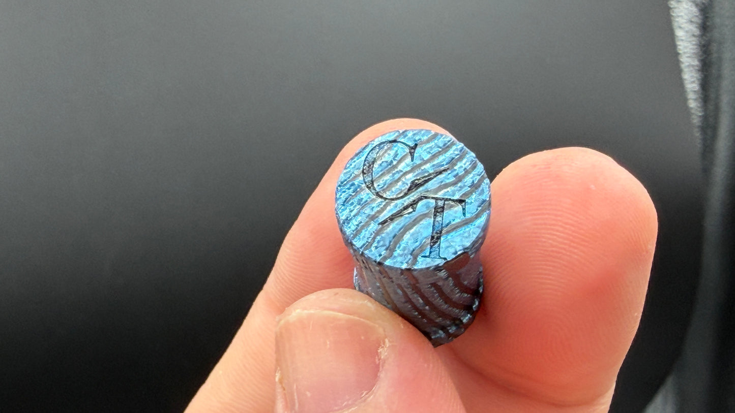 Ice Blue Zircuti XL The End Bead