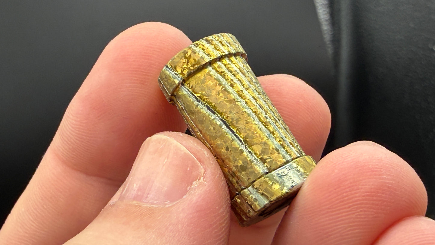 Gold Zircuti XL The End Bead