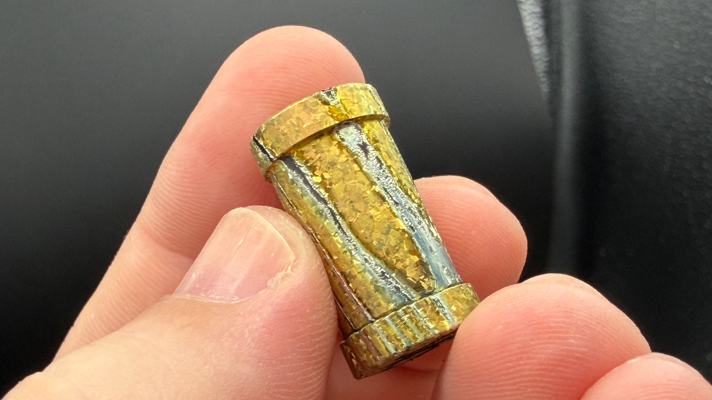 Gold Zircuti XL The End Bead