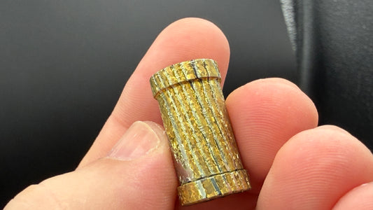 Gold Zircuti XL The End Bead