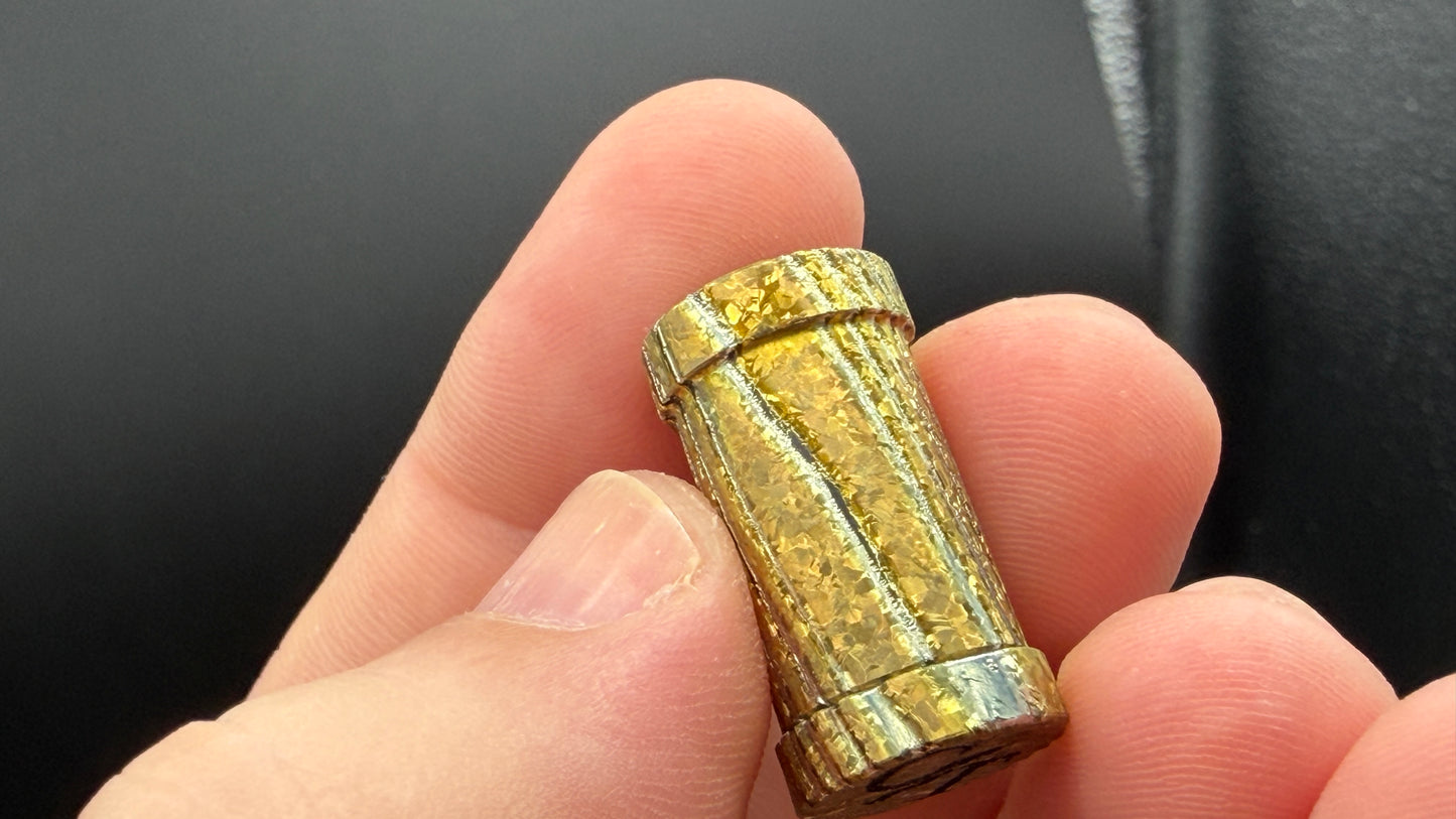 Gold Zircuti XL The End Bead